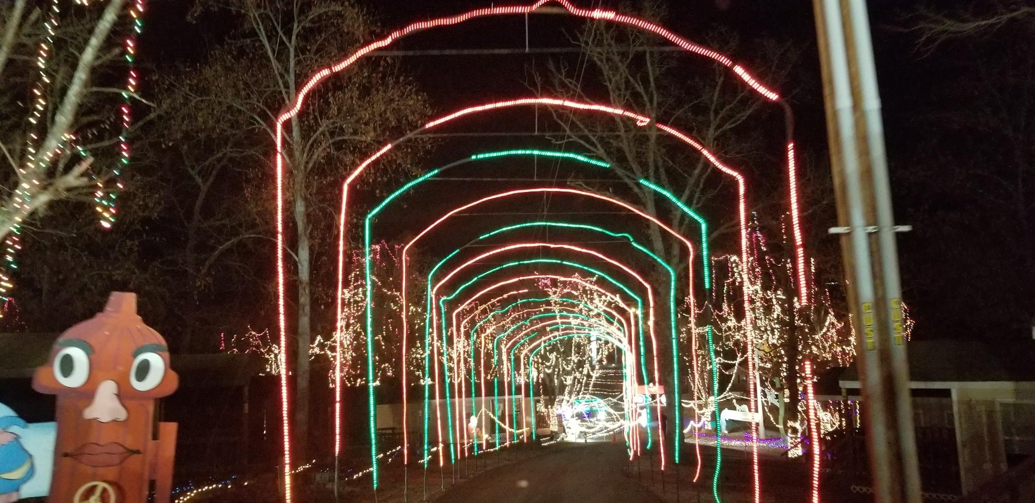 Holiday Light Tour in Santas Magical Kingdom Park